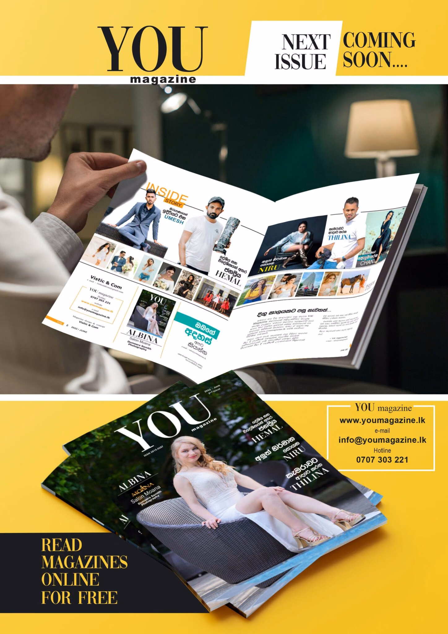 YOU magazine – NEXT ISSUE COMING SOON….