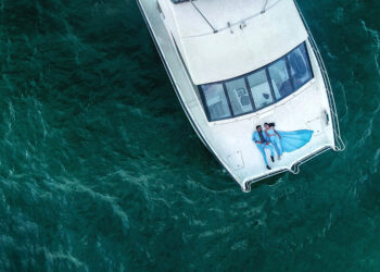 A super yacht, a super preshoot